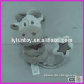 soft cow shape plush baby toys